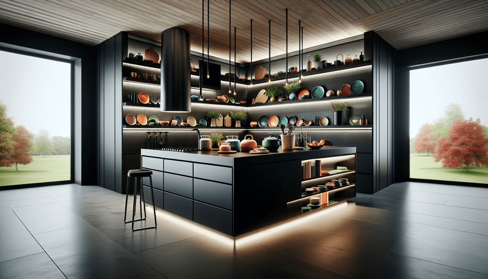 the beauty of a bold contemporary kitchen 1