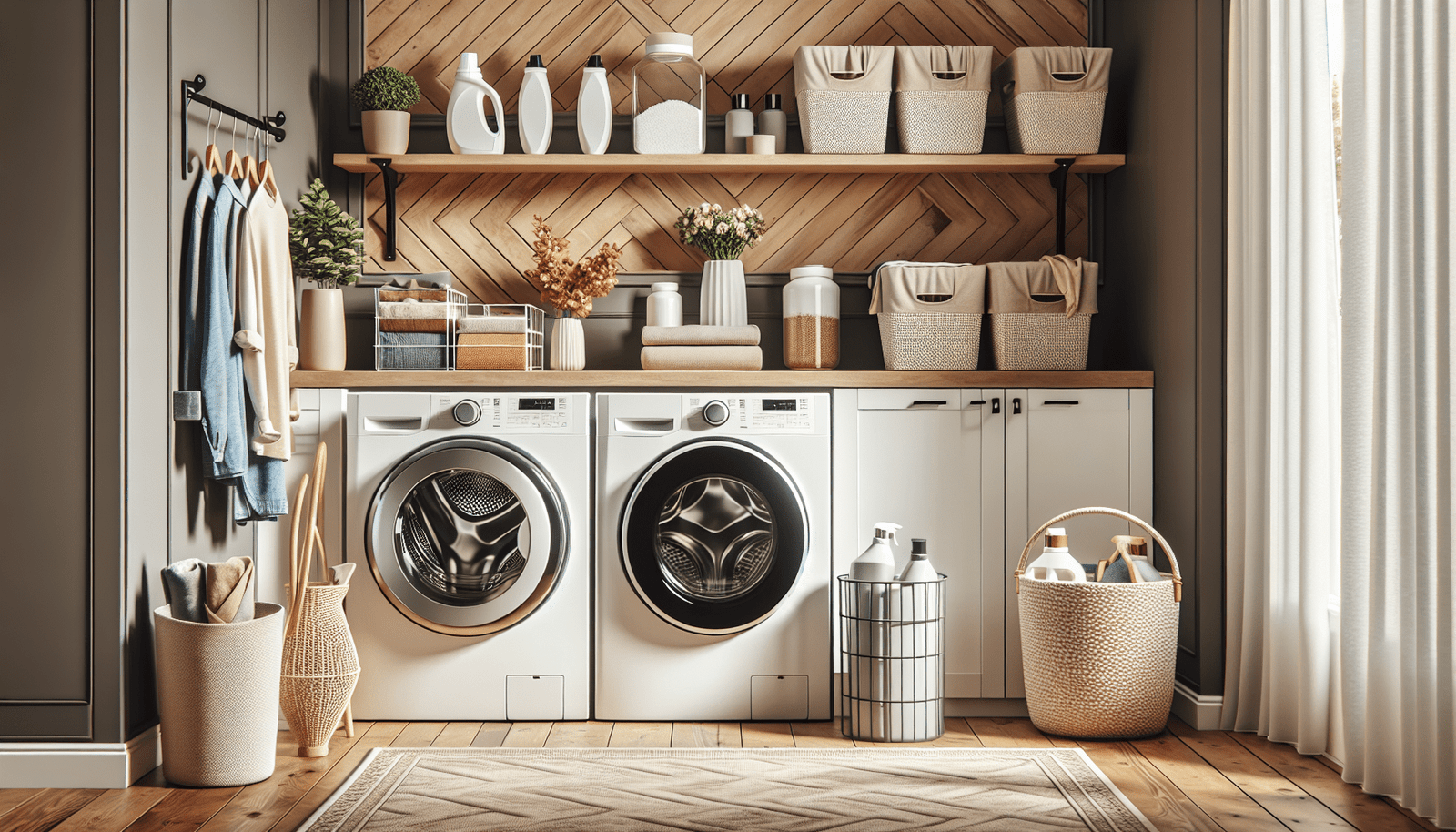 the essentials of a functional stylish laundry area