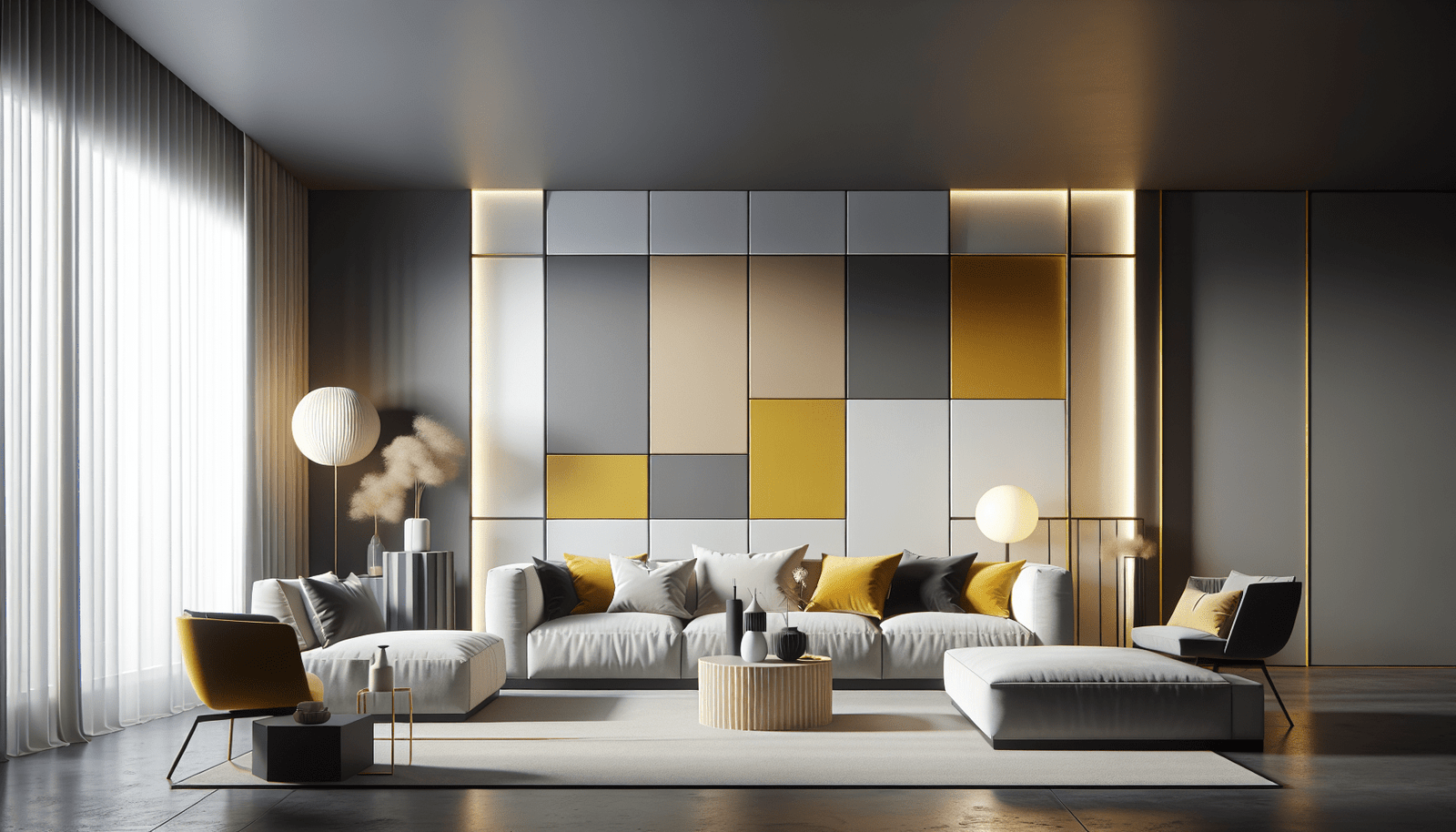 the beauty of a color blocked interior design