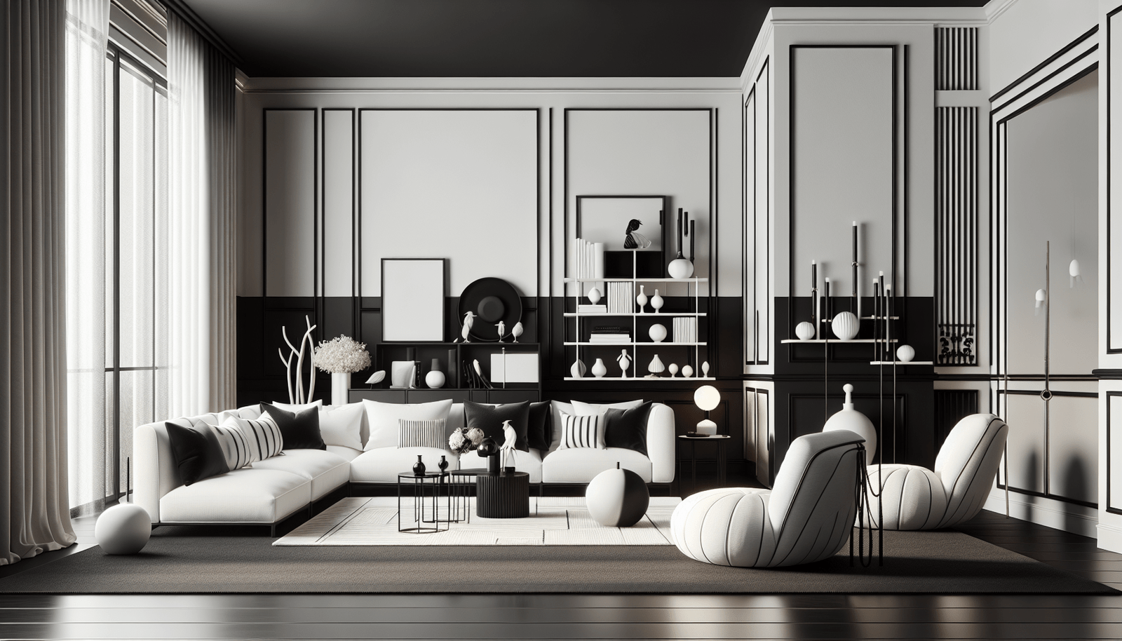 the beauty of a monochrome color palette in decor 1