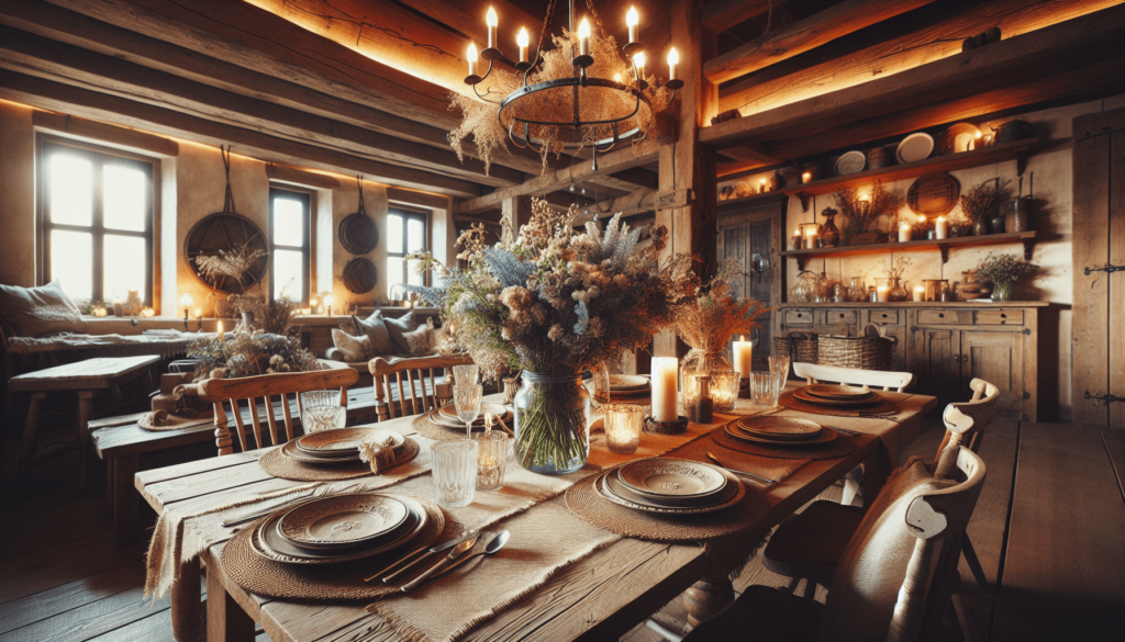 The Beauty Of A Rustic, Farmhouse Dining Area