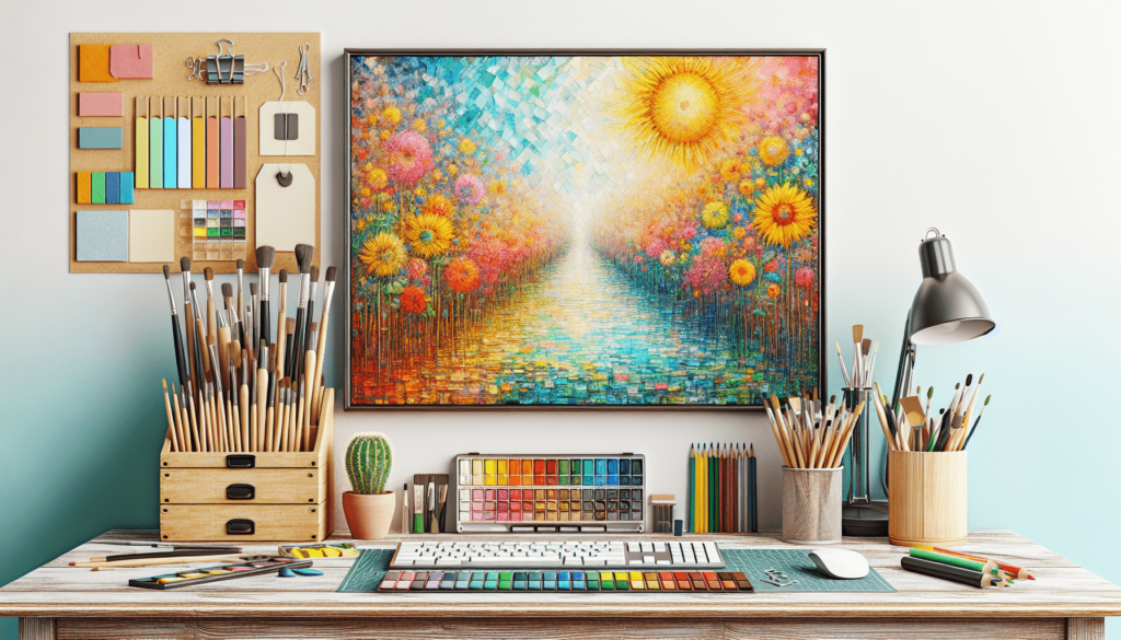 The Essentials Of A Vibrant, Artistic Workspace