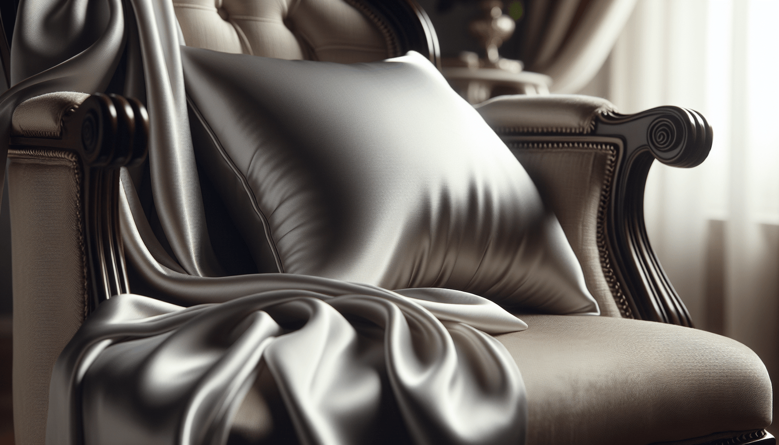 the art of incorporating luxurious silk accents