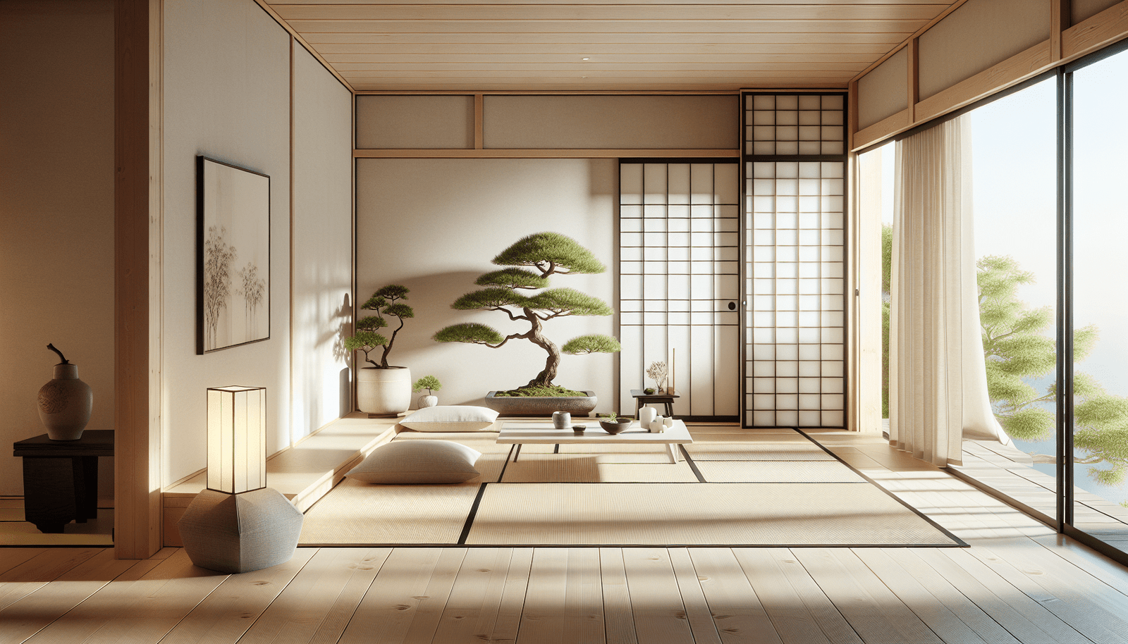 the beauty of a tranquil japanese style living space 1