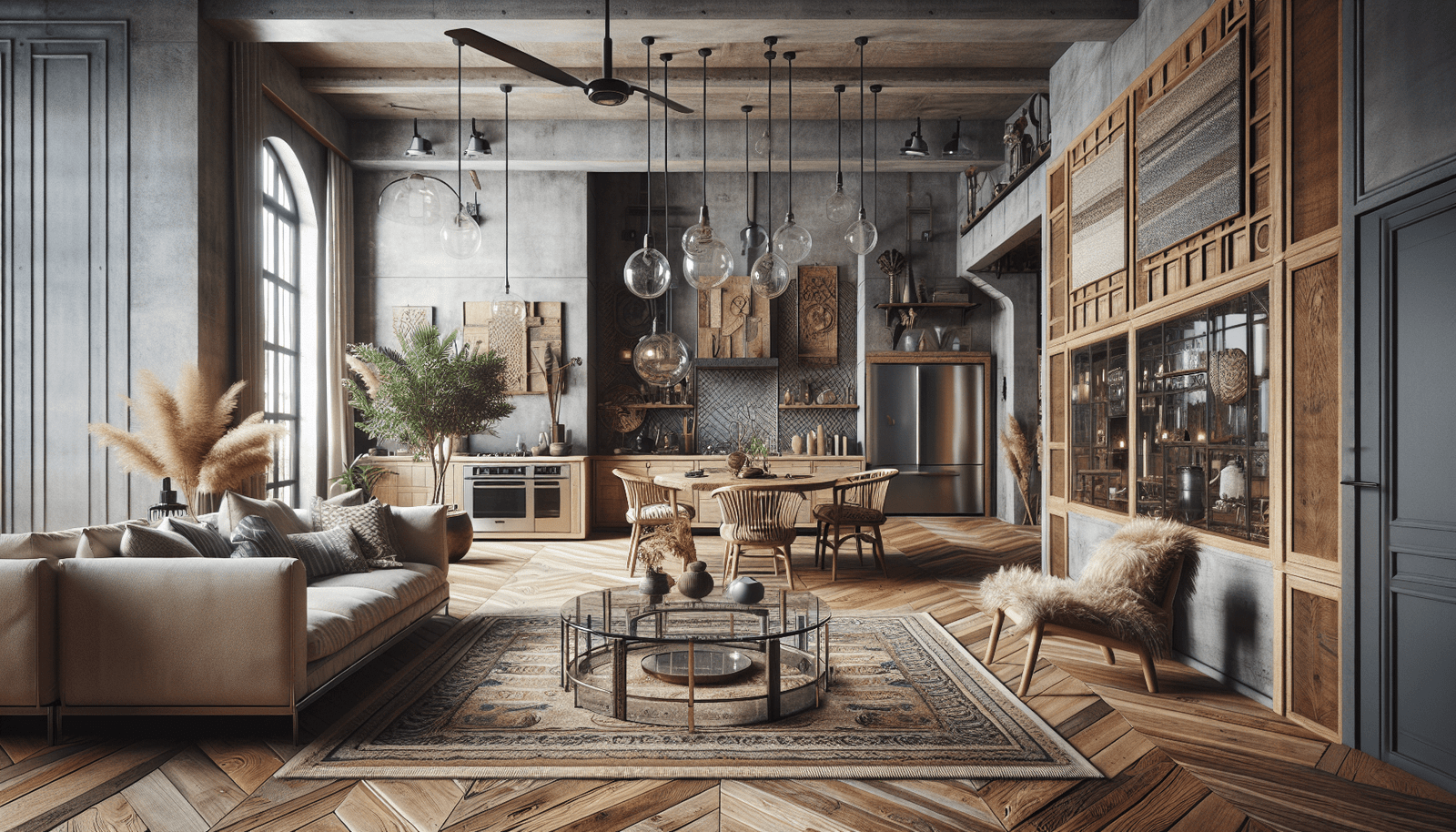 the beauty of contrast pairing modern and rustic elements 1