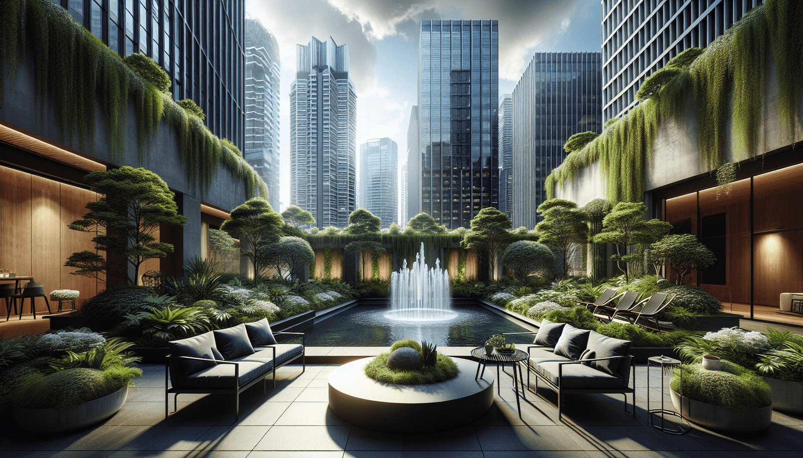 the elegance of a sophisticated urban rooftop garden 1