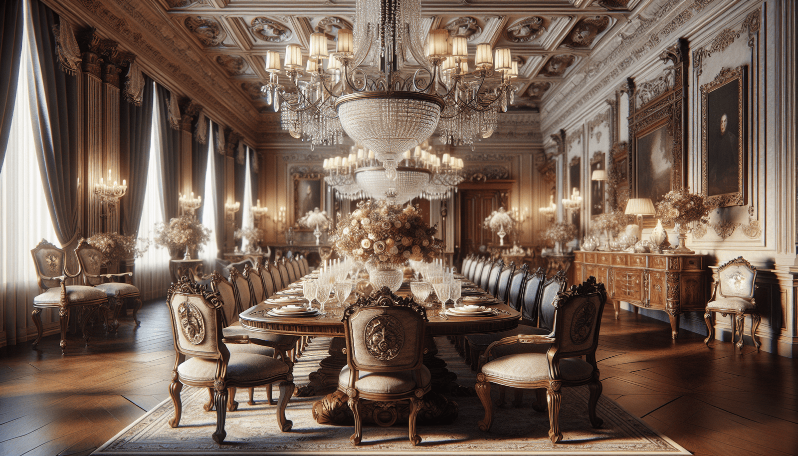 The Elegance Of A Stately, Classic Dining Room