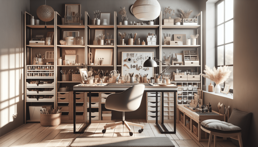 The Essentials Of A Chic, Functional Craft Room